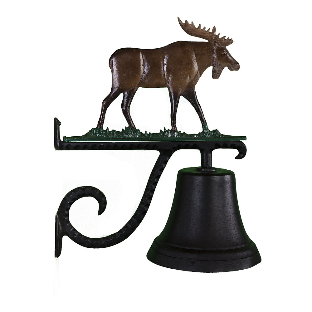 Katrine Weather Resistant Metal Animals Bell Charlton Home® 