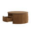 Round Coffee Table with Storage