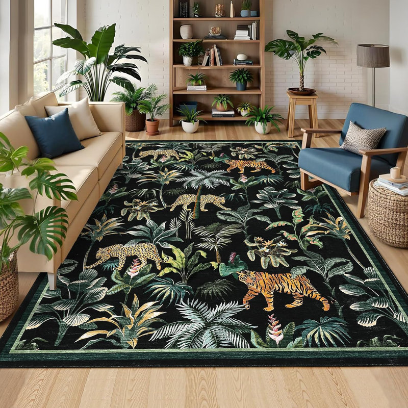Tapis de couloir lavable Tiger, Rectangle 9 pi x 12 pi