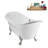 71" Streamline Clawfoot Tub,Tray,Drain and Clawfeet-101628941-102360904