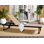 Arman Modern Outdoor Adjustable Rope Weave Chaise Lounge