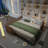 85.1" Oversized Pull-Out Sleeper Sofa Bed, L-Shaped Sectional With Storage Pockets & USB Ports, Plush Teddy Fabric Couch For Living Room-1663740861