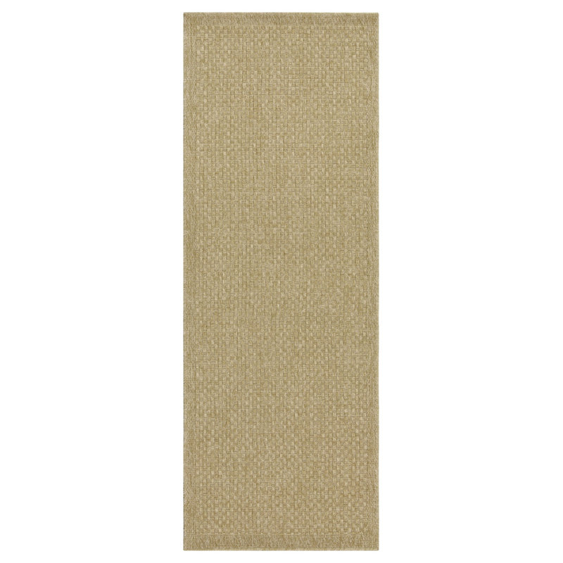 Earth Collection Indoor Outdoor Rug - Eye-Catching Pattern, Neutral Color, High Traffic