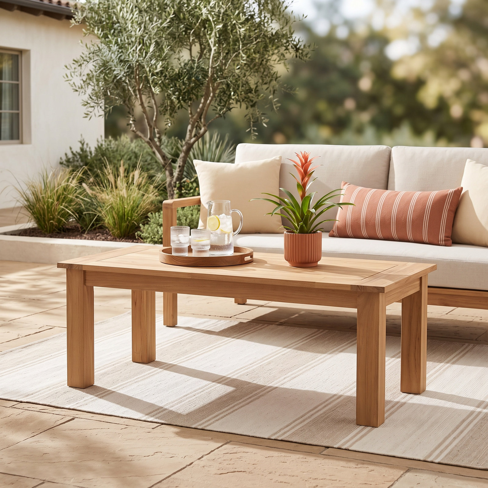 Echols 48" Teak Patio Table