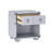 1 Drawer Nightstand With One Open Compartment In Grey Finish