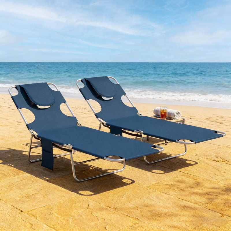 Méridiennes d'extérieur, 2 chaises de bronzage