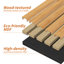 2 panneaux muraux en bois acoustique, lambris 3D pour décoration murale et de plafond (31 pieds carrés / caisse)-102495560-111531492