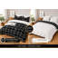 Microfiber Chequered Duvet Cover Set-130398407