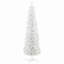 Arbre de Noël artificiel enneigé 6 pi, arbre de Noël mince avec branches réalistes et base en plastique-880238112-880238113