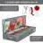 Wrapping Paper Storage Container. Fits Up To 27 Rolls 1.37" Diam.-103508921