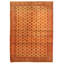 Tapis décoratif en laine de conception unique noué à la main des années 1990 6 pi 7 po x 9 pi 6 po Desimir