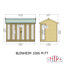 Blenheim 10 x 6.5 Ft. Shiplap Summer House-739548487