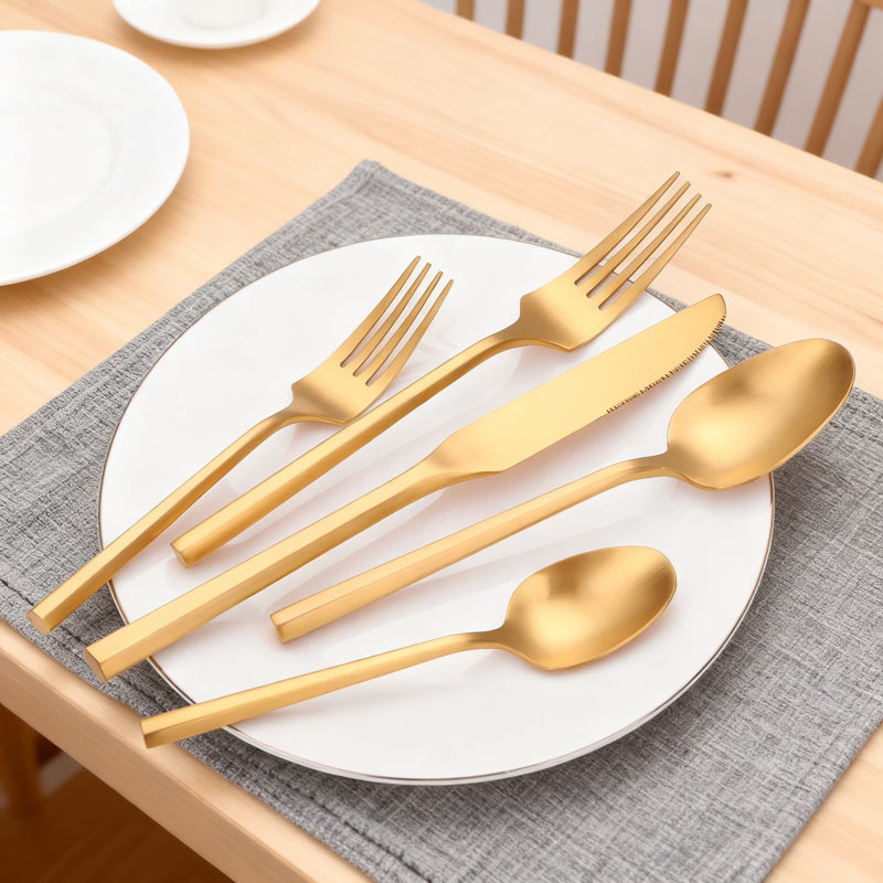 Ensemble de 20 couteaux à steak en acier inoxydable de première qualité, coutellerie robuste à finition mate pour une expérience culinaire de style steakhouse