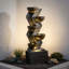 Fontaine de sol résistante aux intempéries avec lumière Mandile