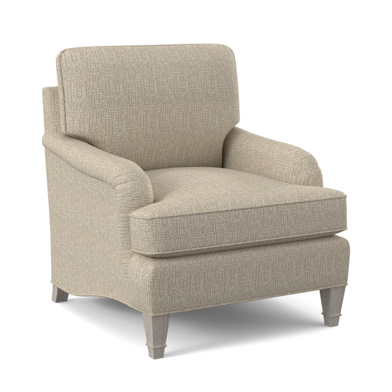 Fauteuil Everton, Tremplins ivoires, Bisque