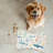 Regal Waves - 1 Piece Bone Shape Feeding Mat