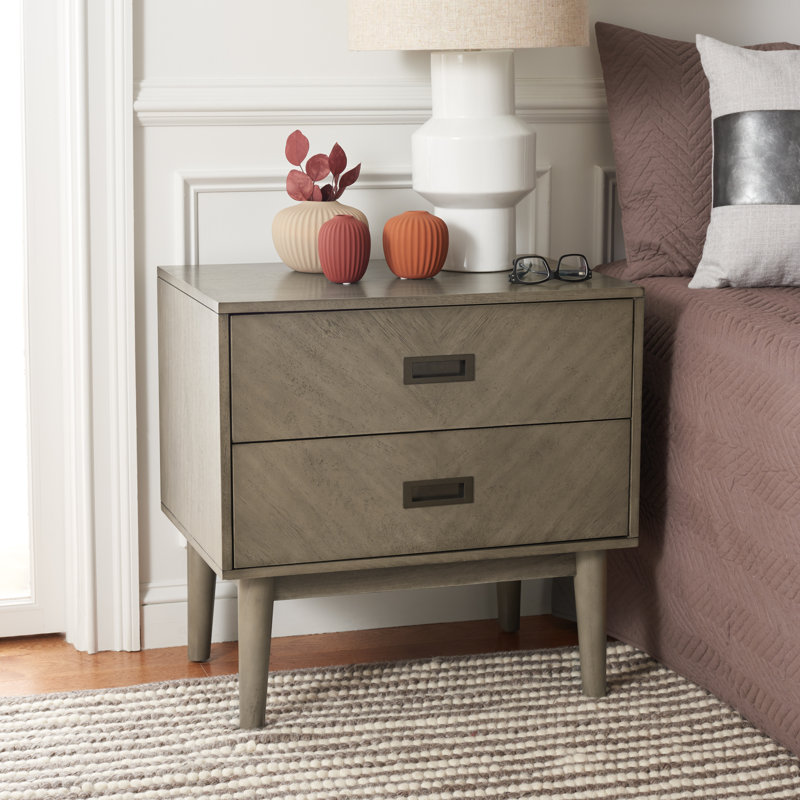 Komon 26'' W Nightstand, Gray