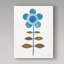 «Retro Blooms IV» par Melissa Averinos, impression sur toile tendue-33407862