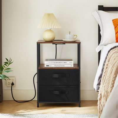 End Table With Charging Station