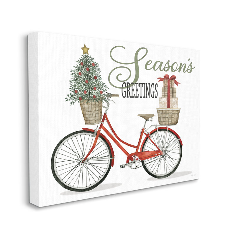 «Season» Greetings, Toile tendue, H 16 po x l 20 po x P 1,5 po