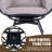 Oversized 360° Swivel Rattan Egg Chair for Adult, Indoor Outdoor Patio Large Wicker Egg Chair with Overstuffed Cushions, 500lb Weight Capacity, Natural Rattan with Cushion-551631620-551631622