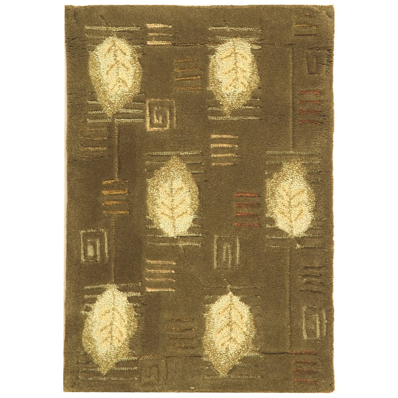 Tapis floral en laine Berkley