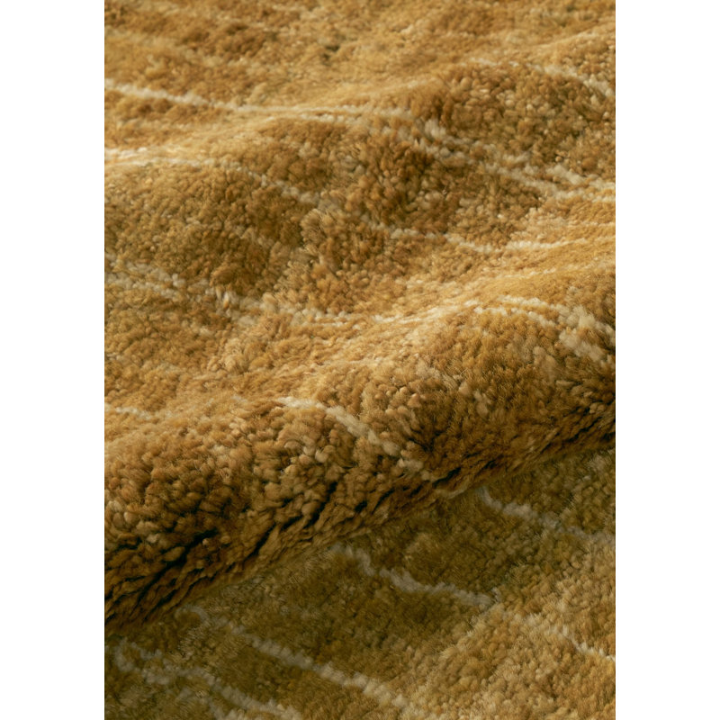 New Textures Collection Handmade Wool Area Rug, Runner 3' x 12'