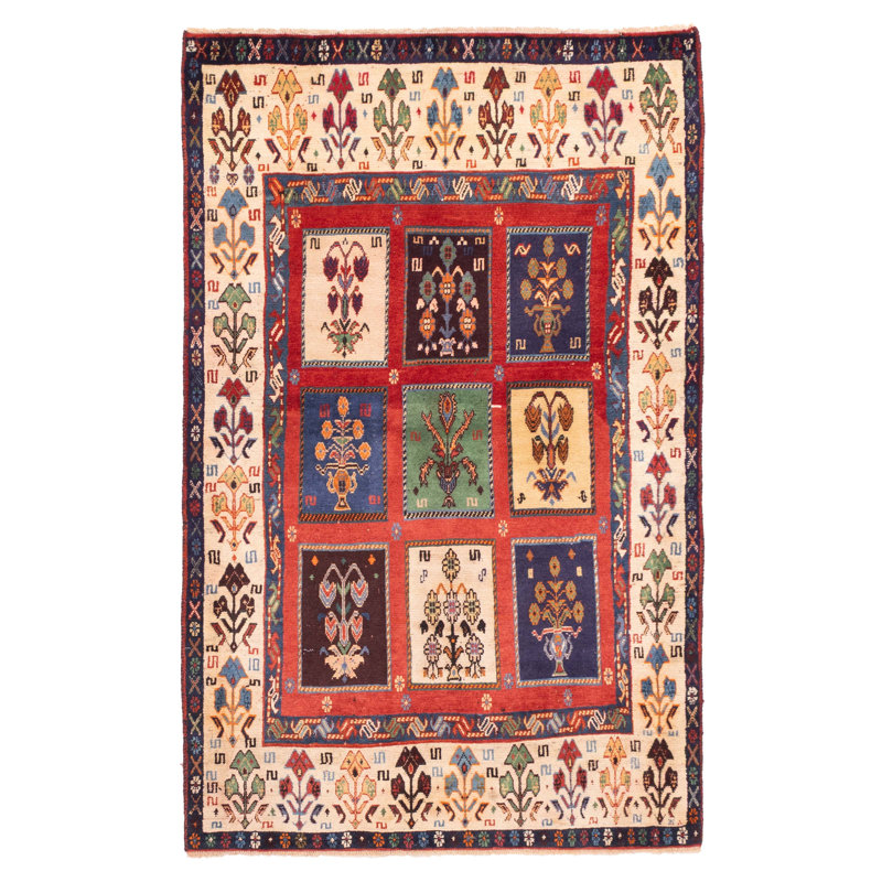 Melis Red Rug 3'9" x 6'3"