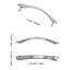 2Pcs Silver Furniture Handles-121087504