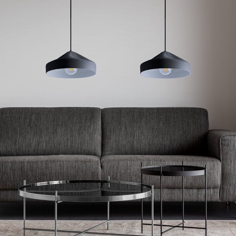 Ponce 1 - Light Single Pendant, Grey/White