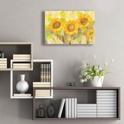 «Turn To The Sun» par Albena Hristova, art mural en verre acrylique