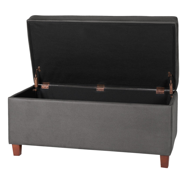 Banc de rangement Aleise, Ardoise riche