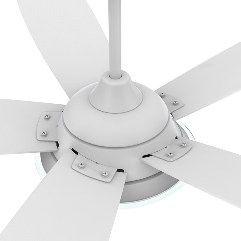 Ventilateur de plafond intelligent Striker, ensemble d'éclairage à DEL à intensité variable et télécommande, fonctionne avec Alexa / Google Home / Siri, intérieur / extérieur