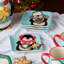 Ensemble d'assiettes canapés Christmas Whimsy Penguin