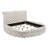 1Pc Unique Round Plush Velvet Button-Tufted Detailing Storage Bed-119031646-119031647
