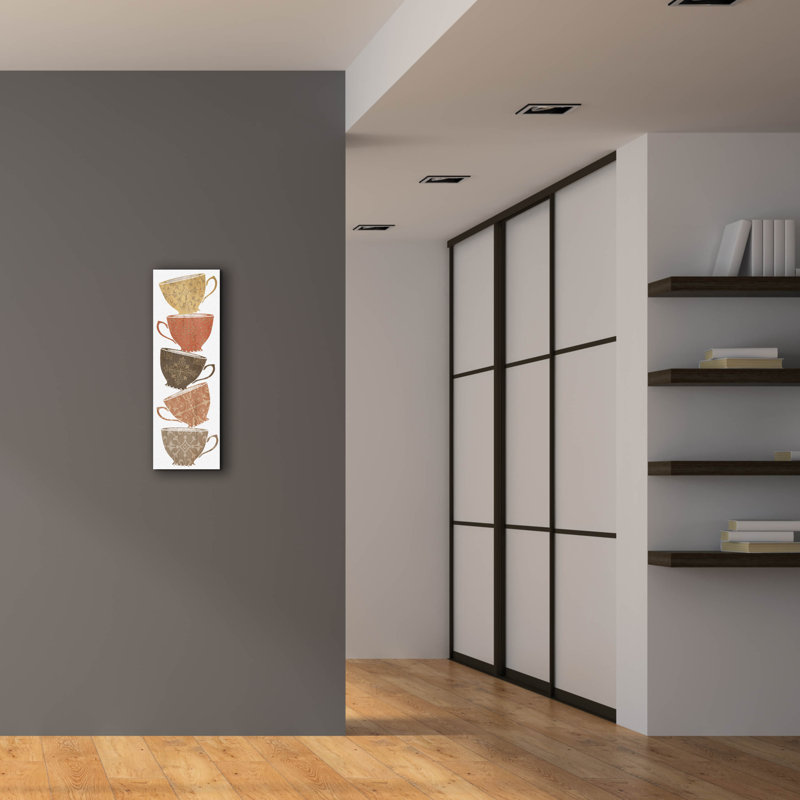  «Coffee 1» par Erin Clark, art mural sur toile, 12 po x 36 po