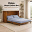 Lit escamotable Orion de Night & Day Furniture avec matelas à mémoire de forme inclus, construction en bois massif, cerisier-1450816980-1450817002