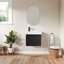 Meuble-lavabo simple avec plateau en résine 23,65 po Cardon-331459997