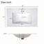 Meuble-lavabo de style transitionnel avec meuble-lavabo en céramique