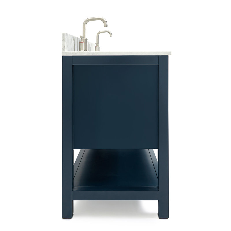Bayhill 73 in. Double Vanity, Rectangle, Midnight Blue, 73"