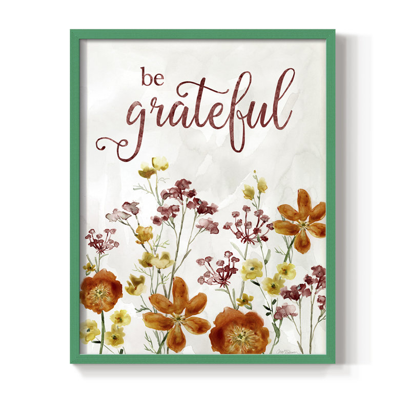 Grateful Catalina, reproduction encadrée en bois massif, Vert, H 21 po x l 17 po