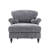 Oversized Chaise Lounge Indoor,Chenille Single Sofa Bed with Wide Seat,Upholstered Lazy Sleeper Armchair,Reading Couch Set for Living Room,Bedroom,5 Colors-1873865929