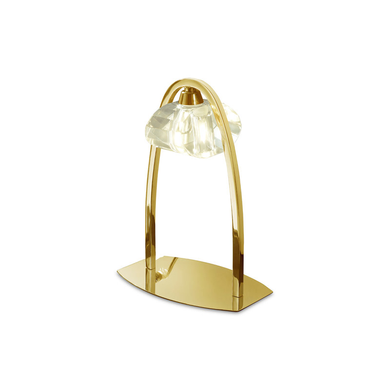 Yuri Armed Sconce, Polished Brass, Yellow, Yes