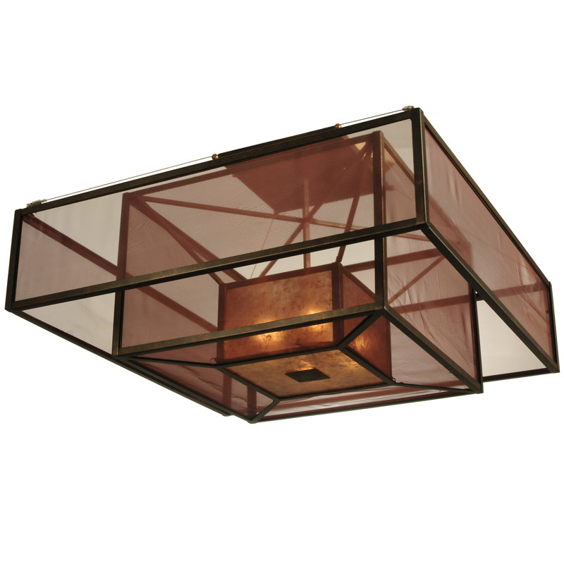 4 - Light Semi Flush Mount
