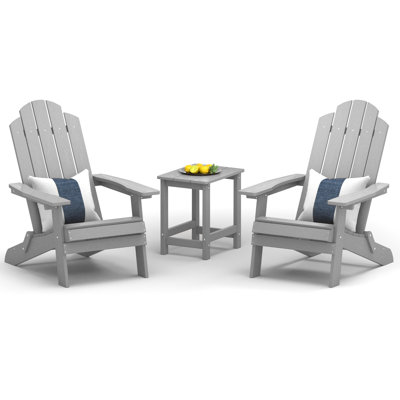 Outdoor Adirondack Chair With Table