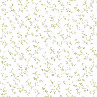 Pretty Prints Allisons Floral Trail Wallpaper Roll