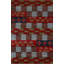Tapis oriental géométrique Gabbeh Kashkoli fabriqué à la main 7 x 9