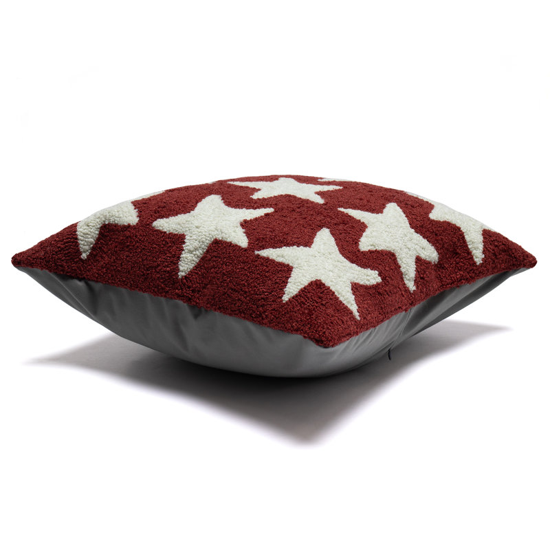Frontporch Outdoor Square Pillow Cover & Insert, Red