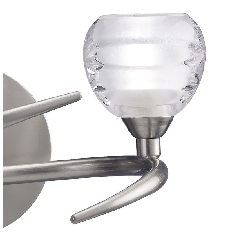 Henrich Armed Sconce, Nickel, Yes