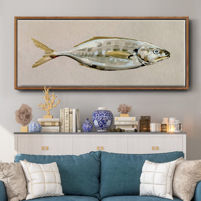 Fresh Fish Study I- Framed Canvas